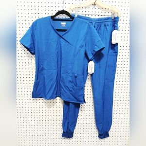 Blue Women's Scrub Set